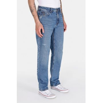 Blugi regular fit - Albastru melange