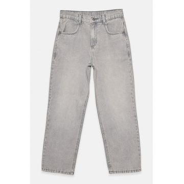 Blugi regular fit cu buzunare - Gri deschis