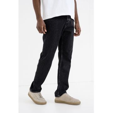 Blugi regular-fit cu nasturi Ogden - Gri antracit