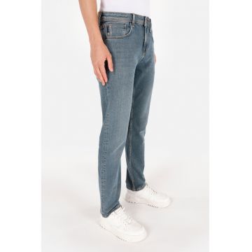 Blugi relaxed fit - Albastru