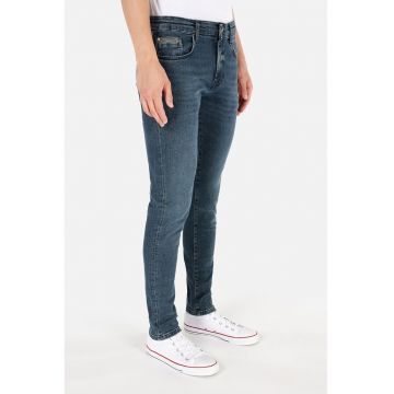 Blugi skinny 041 Danny - Albastru