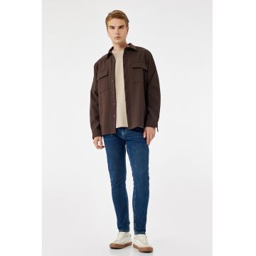 Blugi skinny Michael - Albastru indigo