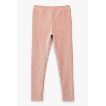 Colanti cu talie elastica - Roz somon