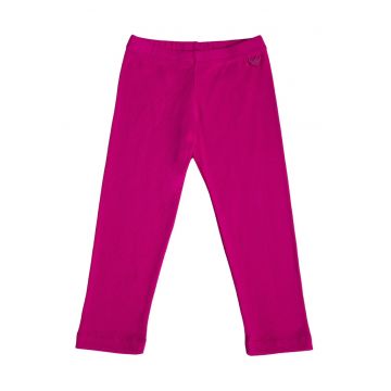 Colanti uni din amestec de bumbac - Fucsia