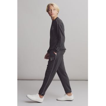 Pantaloni de trening cu imprimeu - Gri inchis
