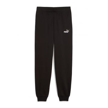 Pantaloni de trening cu logo - Negru/Alb optic
