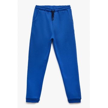 Pantaloni de trening cu snur - Albastru