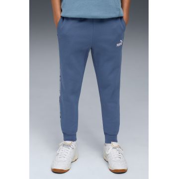 Pantaloni de trening Essentials Camo - Albastru pastel/Albastru inchis/Alb optic