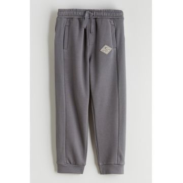 Pantaloni de trening relaxed-fit - Gri cenusiu