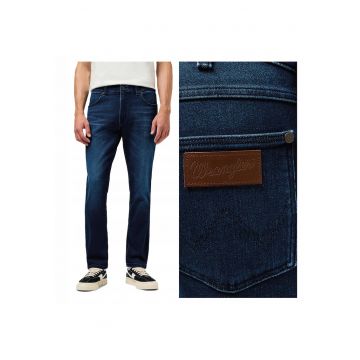 Blugi Barbati -  Larston - Slim Fit - Talie Joasa - Fermoar - Lungi - 5 Buzunare - Bumbac - W30 L32 - Albastru