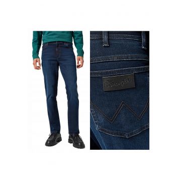 Blugi Barbati -  Texas Slim - Slim Fit - #ARG! - Fermoar - Lungi - 5 Buzunare - Bumbac - W31-L34 US - Albastru