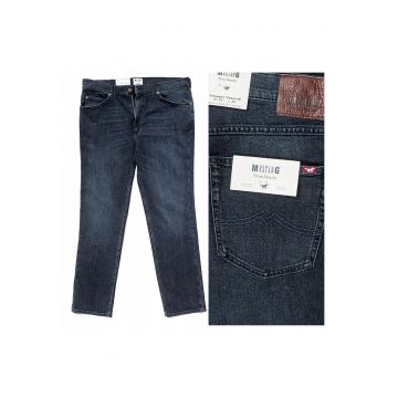 Blugi Barbati -  Tramper Tapered - Slim Fit - Talie Medie - Fermoar - Lungi - 5 Buzunare - Bumbac - W36 L32 - Albastru
