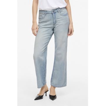 Blugi cu croiala ampla - Albastru prafuit/Albastru glaciar