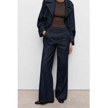 Blugi cu croiala ampla - Albastru ultramarin