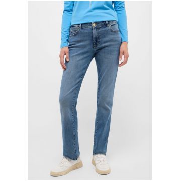 Blugi dama -  bumbac/poliester/elastan - albastru -