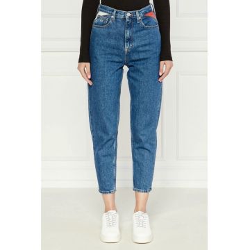 Blugi dama  Flag Mom Fit - Albastru