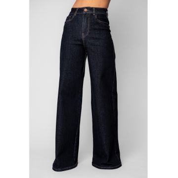 Blugi elastici largi Navy 20071 - Bleumarin