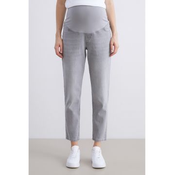 Blugi pentru gravide - Gri deschis