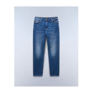 Blugi regular fit cu aspect decolorat Cimonde -