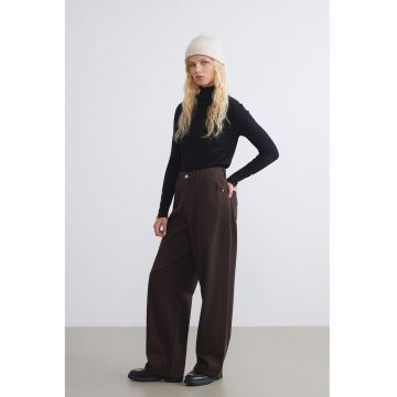 Blugi relaxed-fit - Maro inchis