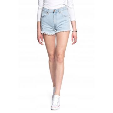 Blugi scurti dama -  bumbac - albastru deschis -