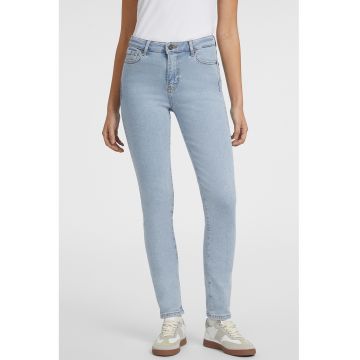 Blugi skinny cu talie inalta G05 - Albastru deschis