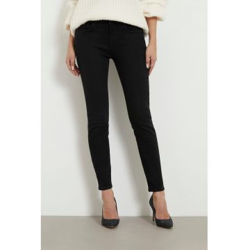 Blugi skinny cu talie medie Shape Up - Negru