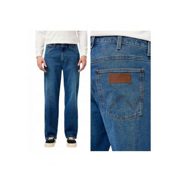 Jeansy Męskie  Loose Straight Retro Blue Klasyczne Wygodne W32 L30