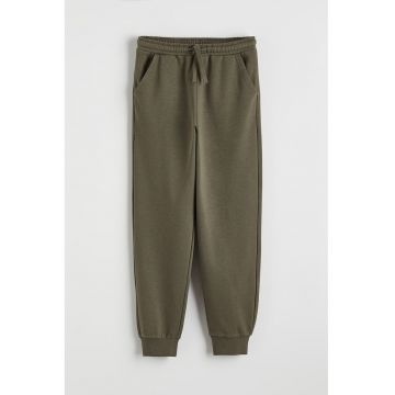 Pantaloni de trening cu captuseala din fleece - Kaki