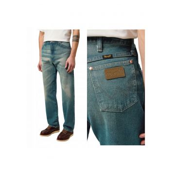Spodnie Męskie  13MWZ Slim Fit Zwężane Storm Blue Jeansy W34 L32