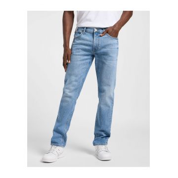 Blugi barbati  Daren - bumbac - albastru - fermoar