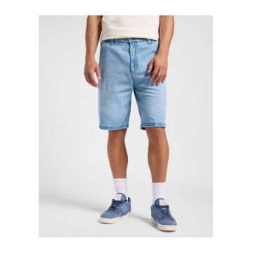 Blugi scurti barbati  Noland - bumbac - albastru deschis