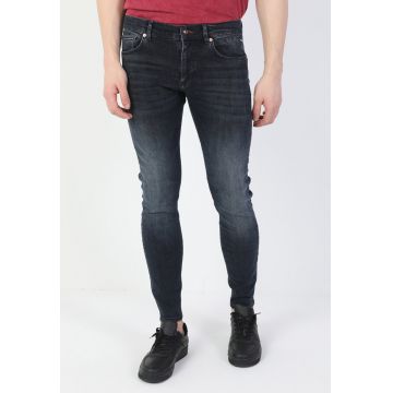 Blugi skinny cu talie joasa 040 Alex