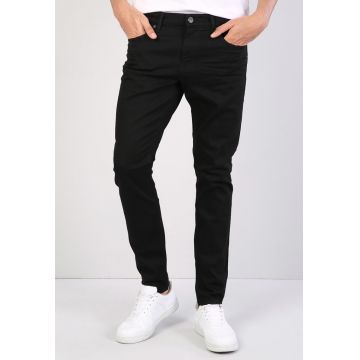 Blugi slim fit cu model cu 5 buzunare